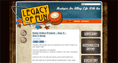 Desktop Screenshot of legacyoffun.com
